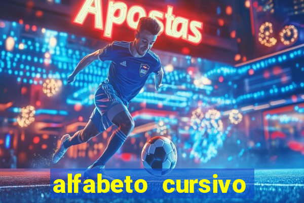 alfabeto cursivo pontilhado para imprimir pdf